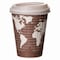 Eco-Products World Art Renewable and Compostable Insulated Hot Cups, 8 oz, Brown/White, PK800 EP-BNHC8-WD - alternate 5
